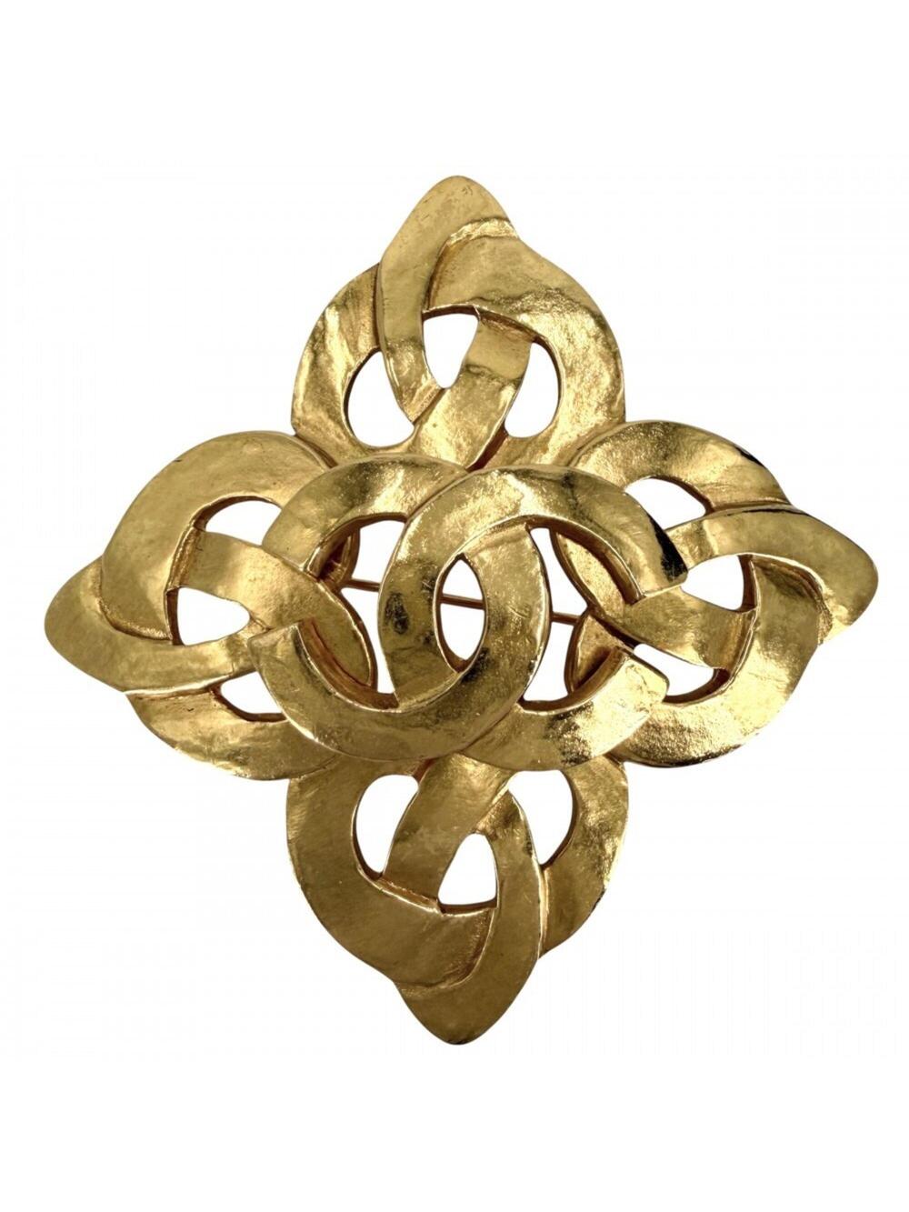 Chanel Cc Logo Brooch Metal #347225C83B